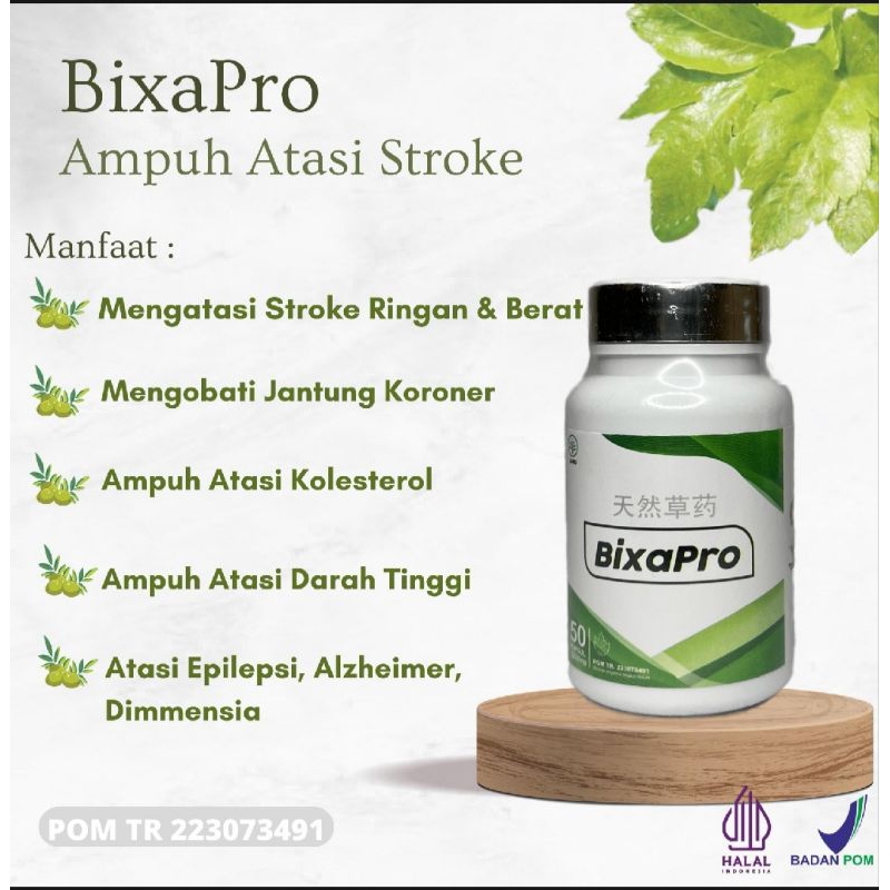 BixaPro Obat Stroke Herbal Premium Terstandar Eropa BixaPro Obat Darah Tinggi Ampuh Asli Bergaransi