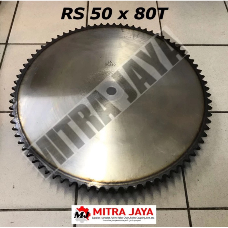 SPROCKET GEAR SINGLE RS 50 x 80 GEAR GIGI 80T