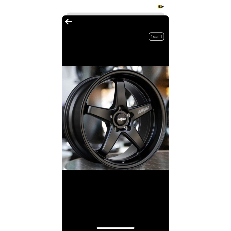 VELG LENSO BLACK R 18 LIMITED EDITION
