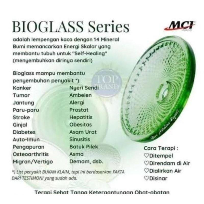 MCI bioglass