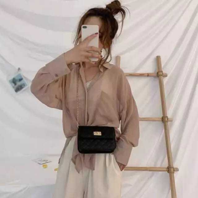 Tas Selempang Wanita Mini Tali Rantai