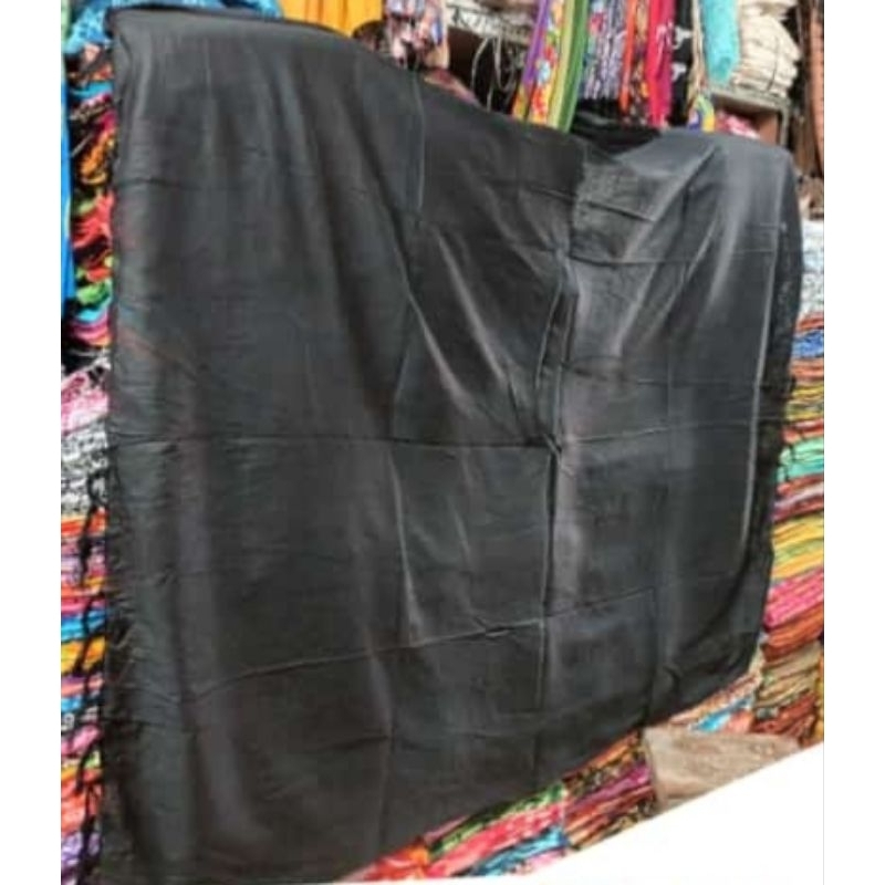 Kain Pantai Polos Rumbai - Kain Pantai Bali Polos Tanpa Motif isi Rumbai