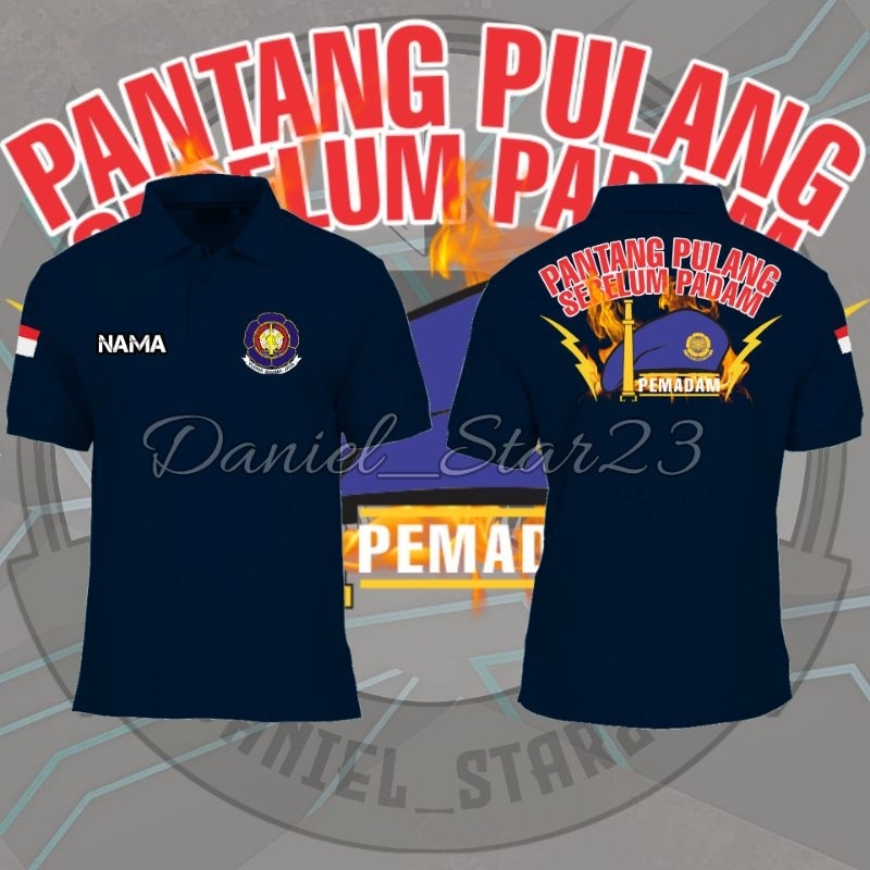 kaos polo damkar/ kaos wangki damkar