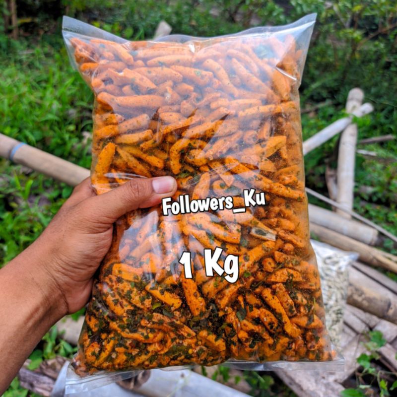 

Basreng Daun Jeruk Pedas / Balado / Original 1 kg