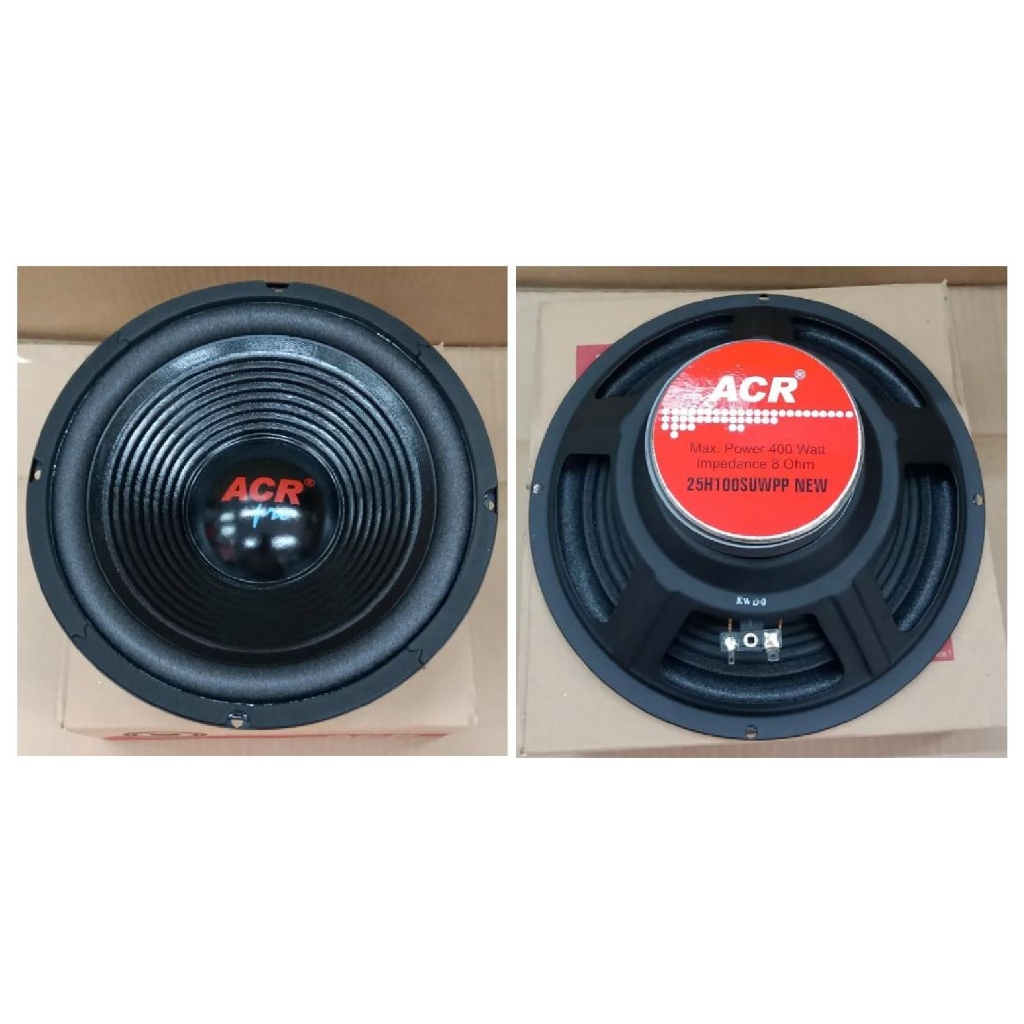 Speaker ACR 10 Inch ACR Pro 25H100SUWPP Woofer Speaker ACR 25H100SUWPP 400 Watt Speaker 10 Inch ACR