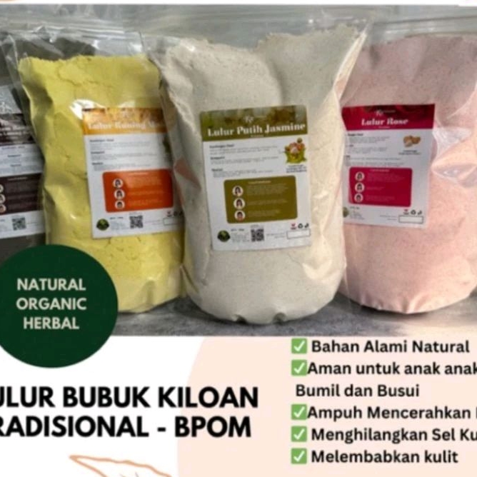 LULUR KAYU BANGKAL / BEDDA LOTTONG / / LULUR TRADISIONAL 1kg