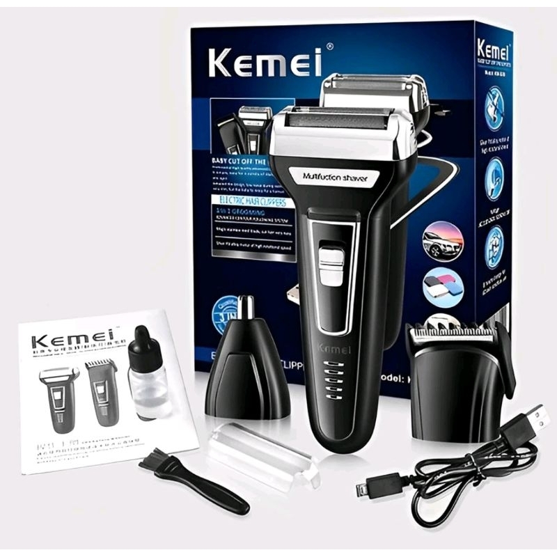 Alat Kemei KM-6330 KM-6331 Alat Cukur Kumis Profesonal Shever berkulitasss
