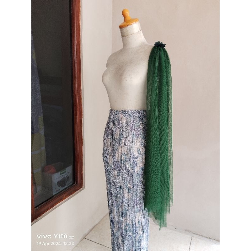 sayap pundak kebaya one set sayap belakang kebaya Perlengkapan pesta wisuda