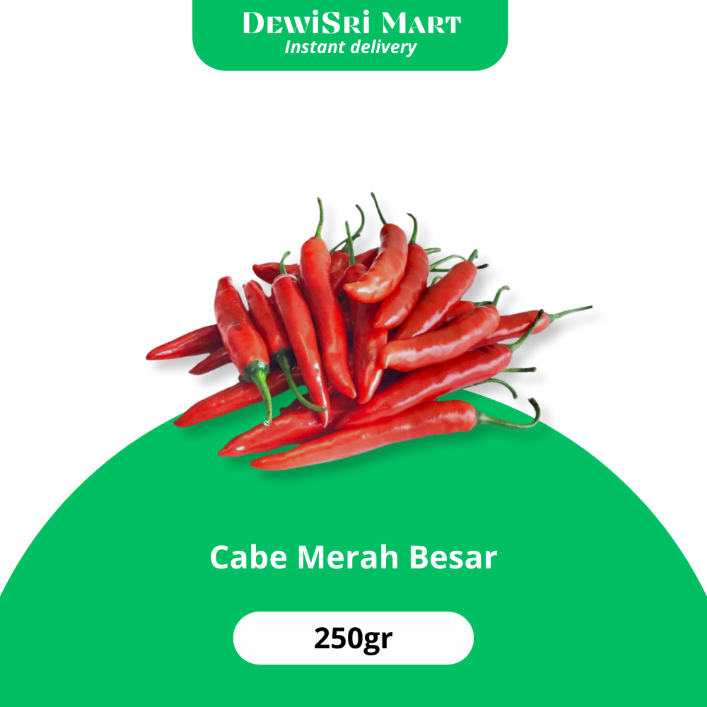 

Cabe merah besar 250gr - Dewi Sri Mart