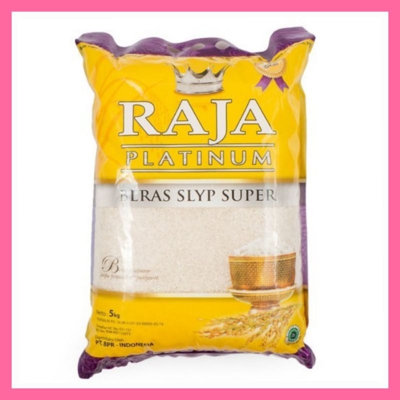 

beras raja platinum 5 kg premium murah