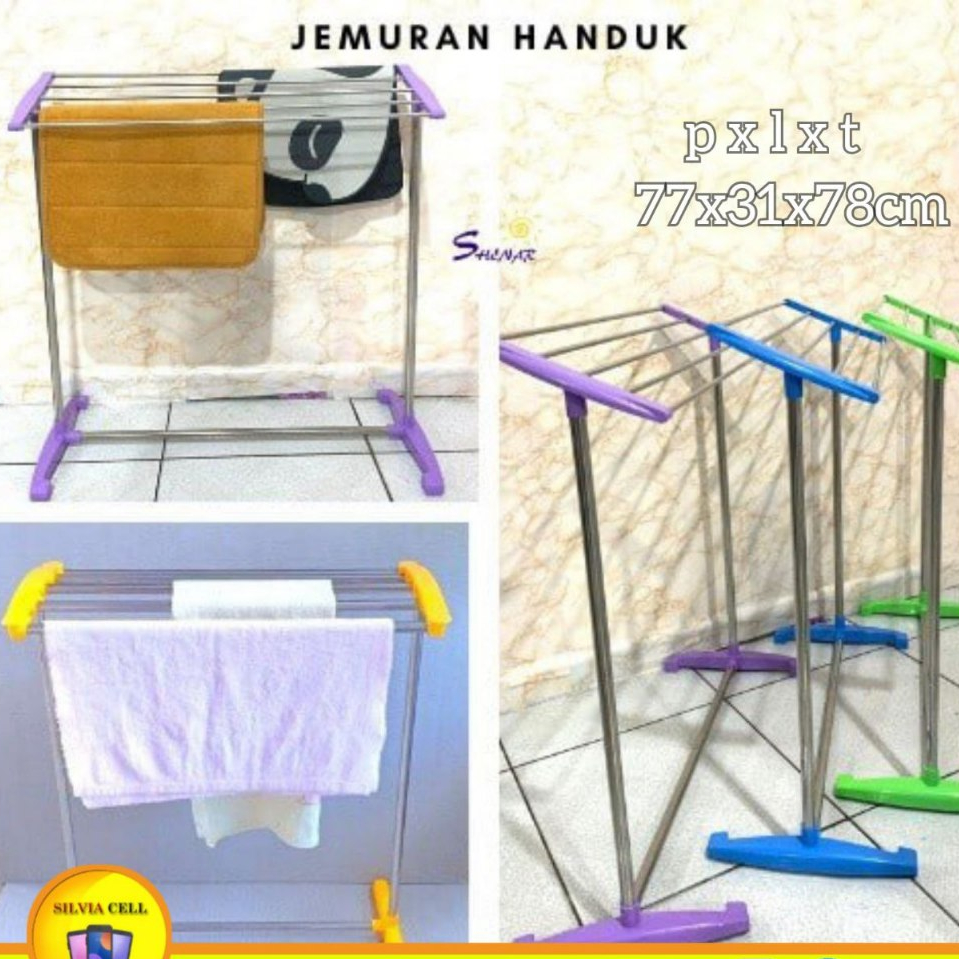 JEMURAN HANDUK BERDIRI / SUNNY JEMURAN HANDUK STAINLESS STEEL