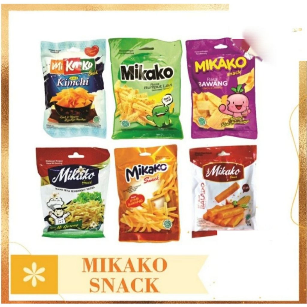 

Mikako Snack Varian Rasa Satuan/ Ecer - Spicy smokebeef