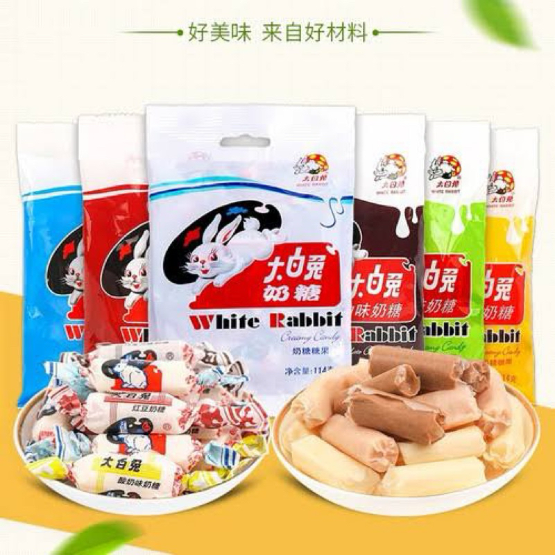 

[Non Halal] White Rabbit Candy 180g Permen Susu White Rabbit