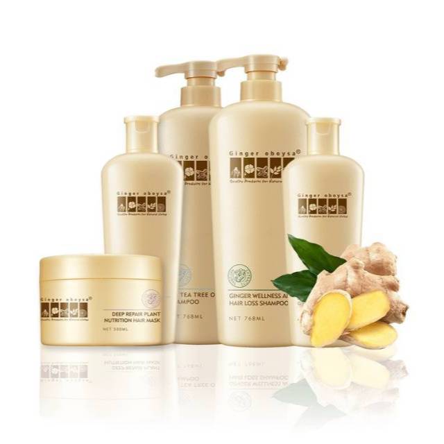 Shampoo perawatan anti hair loss OBOYSA ginger anti rontok treatment jepang alami herbal 760ml