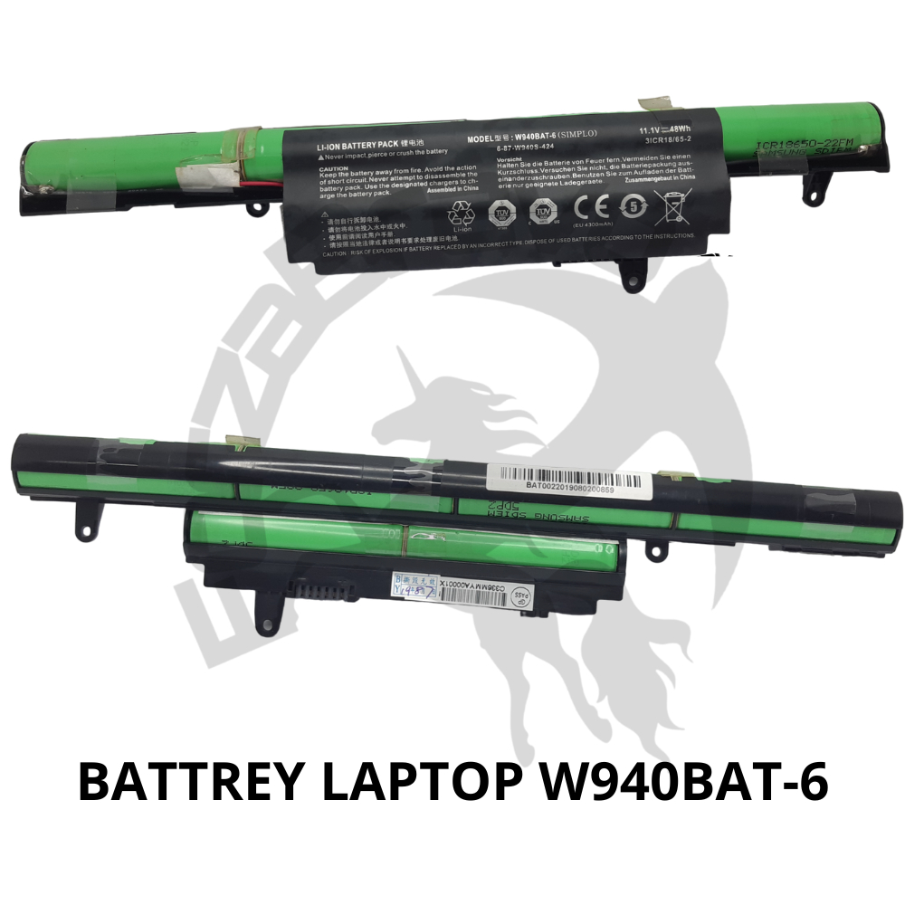 BATTERY ACER CLEVO z476 z476-31tb w940bat-6 - GREEN