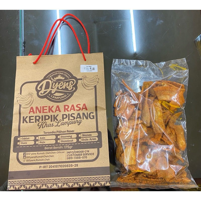 

Dyens Aneka rasa keripik khas lampung (bbq) 175 Gr
