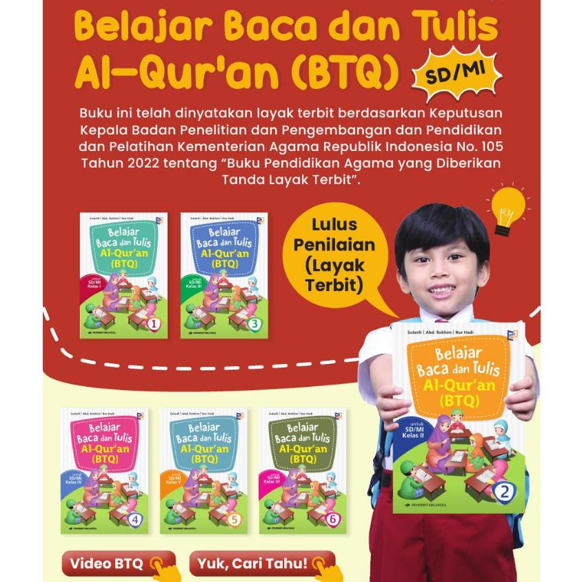 BTQ SD/MI - LULUS PENILAIAN | ERLANGGA