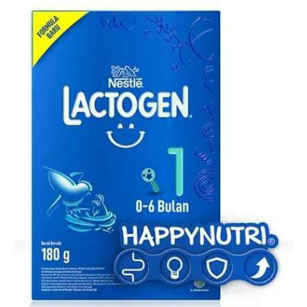 Lactogen 1 happy nutri 180 gr /sufor  Lactogen 1 happy nutri 180 gr/sufor bayi 0-6 bulan/