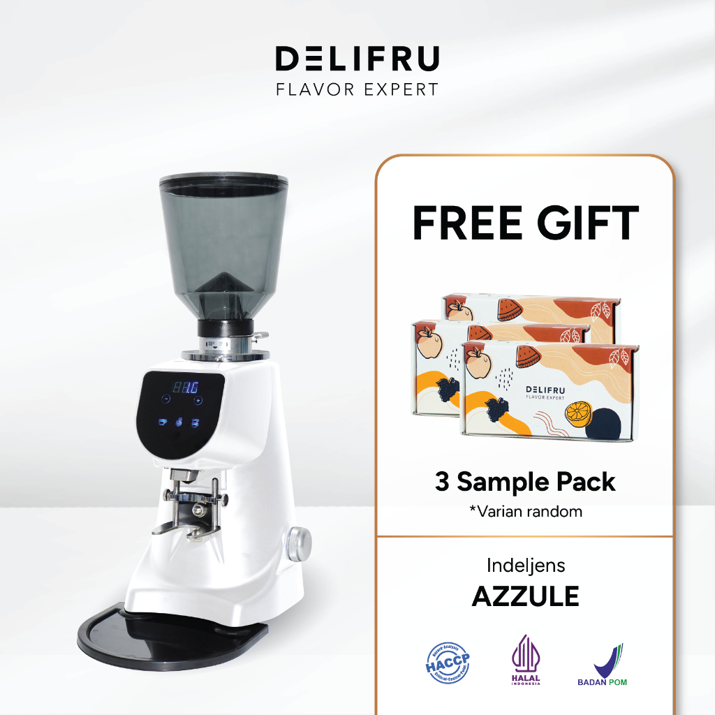 Indeljens Coffee Grinder Digital Azzule Mesin Pengiiling Biji Kopi Espresso