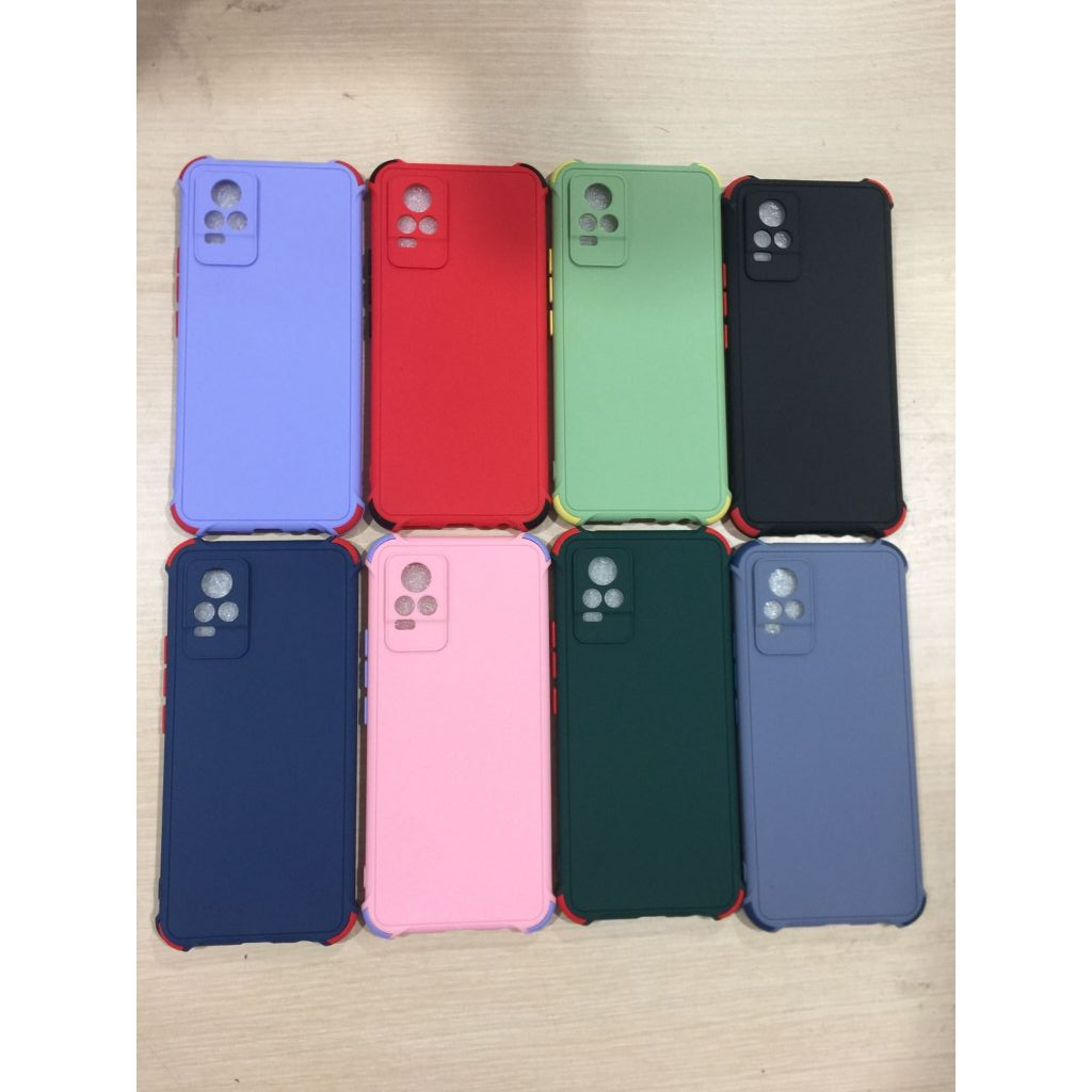 Casing Softcase Anti Crack Macaron 2Tone For Samsung S21 Samsung S21 Plus Samsung S21 Ultra Samsung 