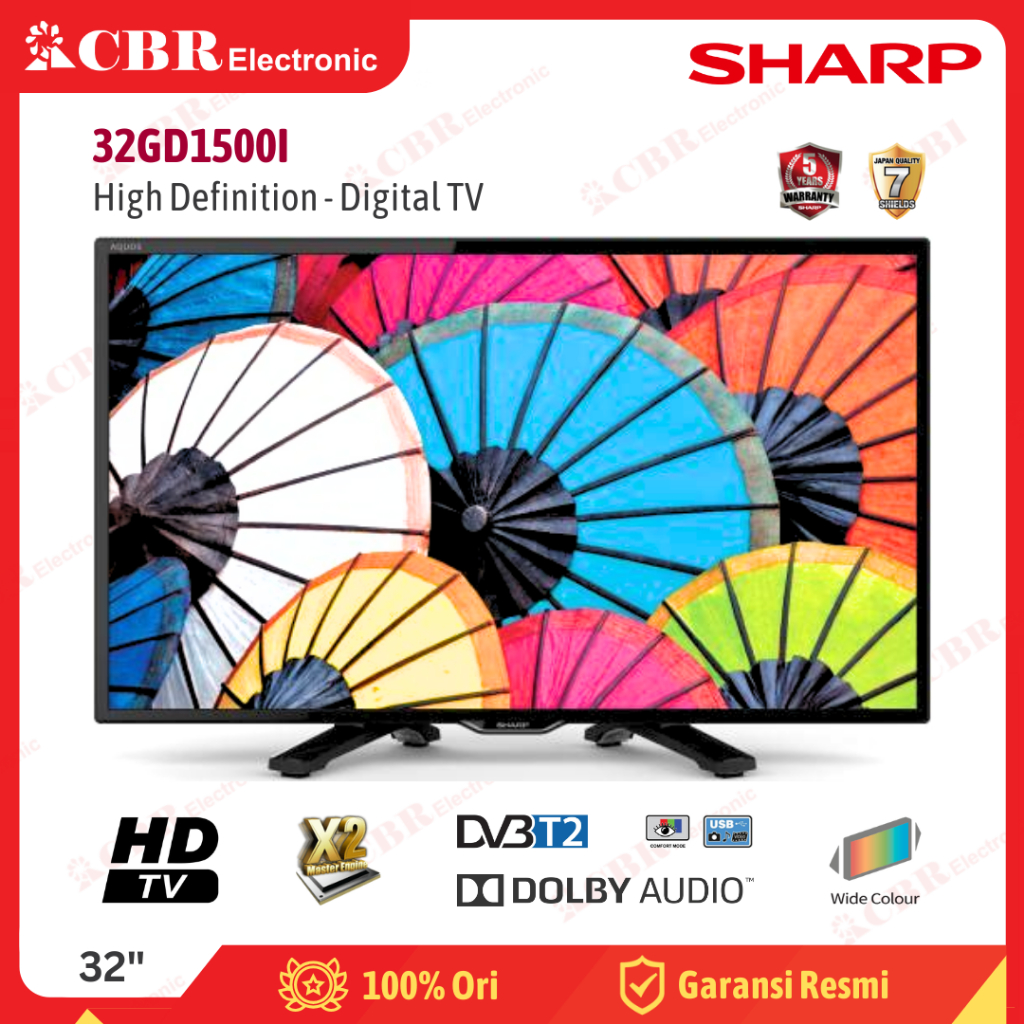 TV SHARP 32inch LED 32GD1500I (HD-Digital TV)