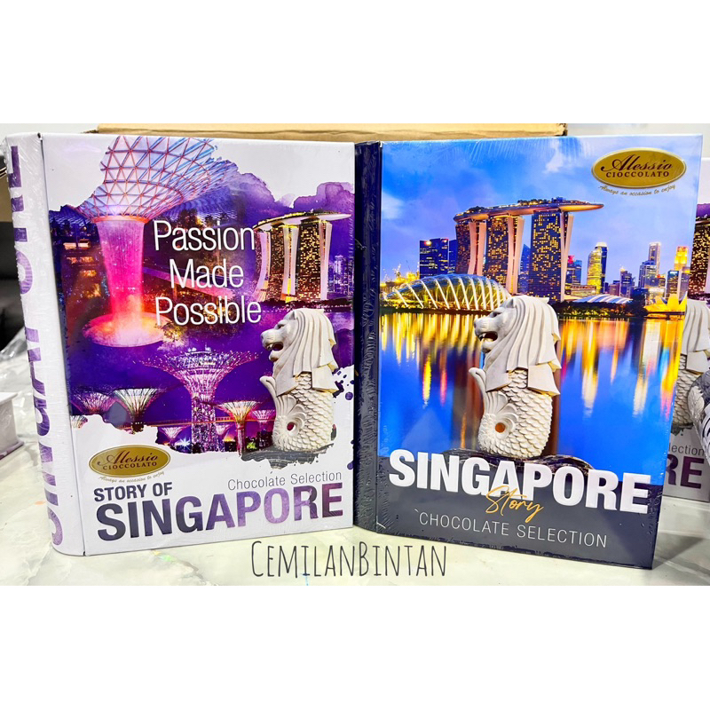 

Cemilanbintan ( Alessio Book story merlion Singapore 120gr) OlehOleh singapore