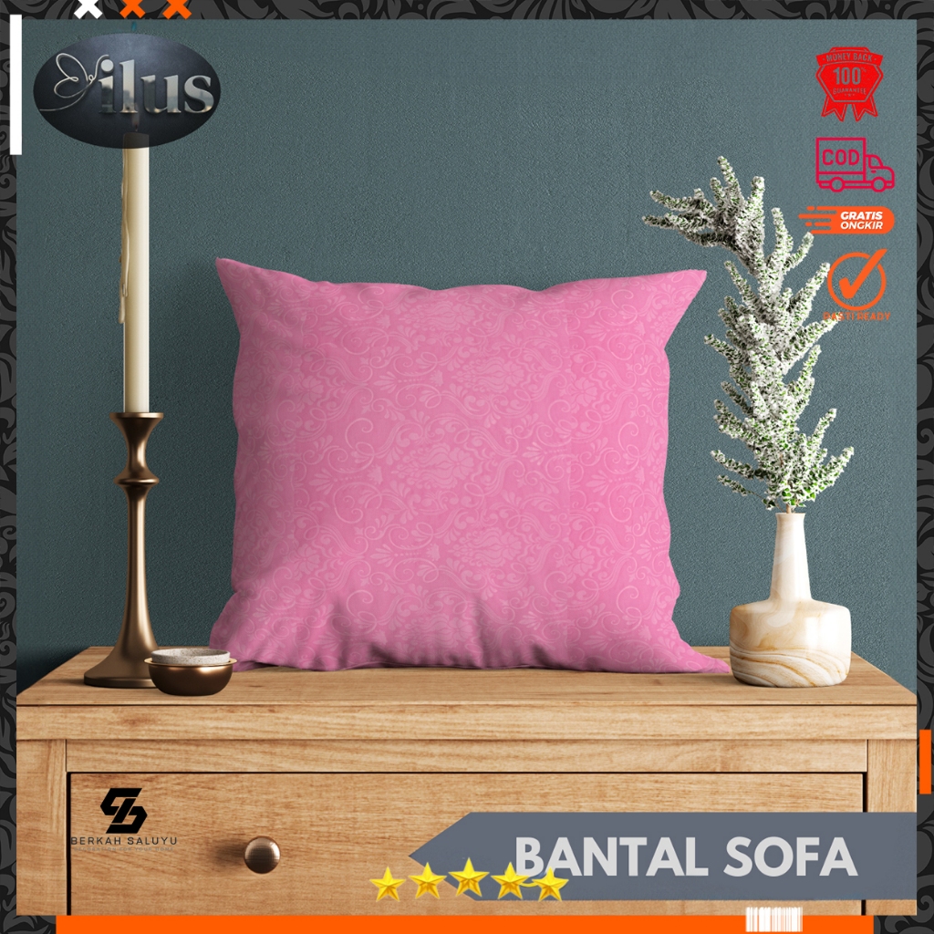 Bantal Sofa Kursi Embos Ukuran 40x40cm-70x70cm minimalis & elegan