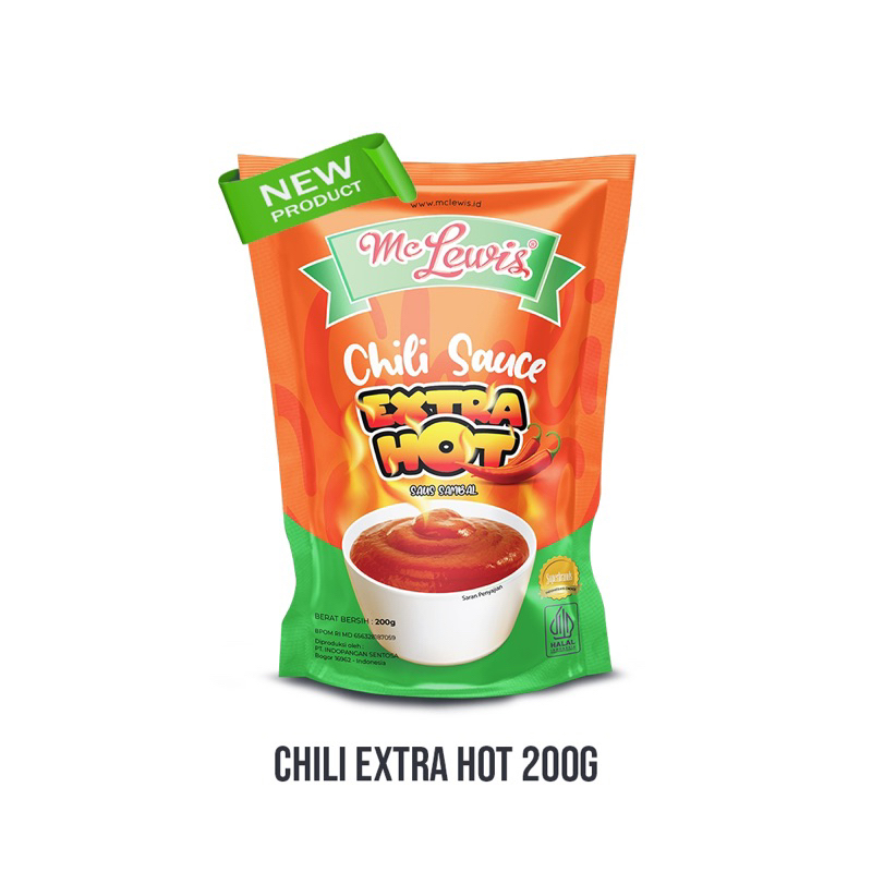 

Mc Lewis Extra Hot Chili 200g