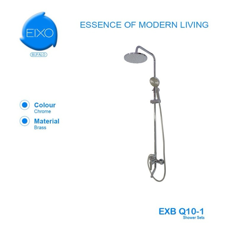 Eixo Shower Set Q10-1 / Shower Tiang / Shower Mandi Set Stainless Steel