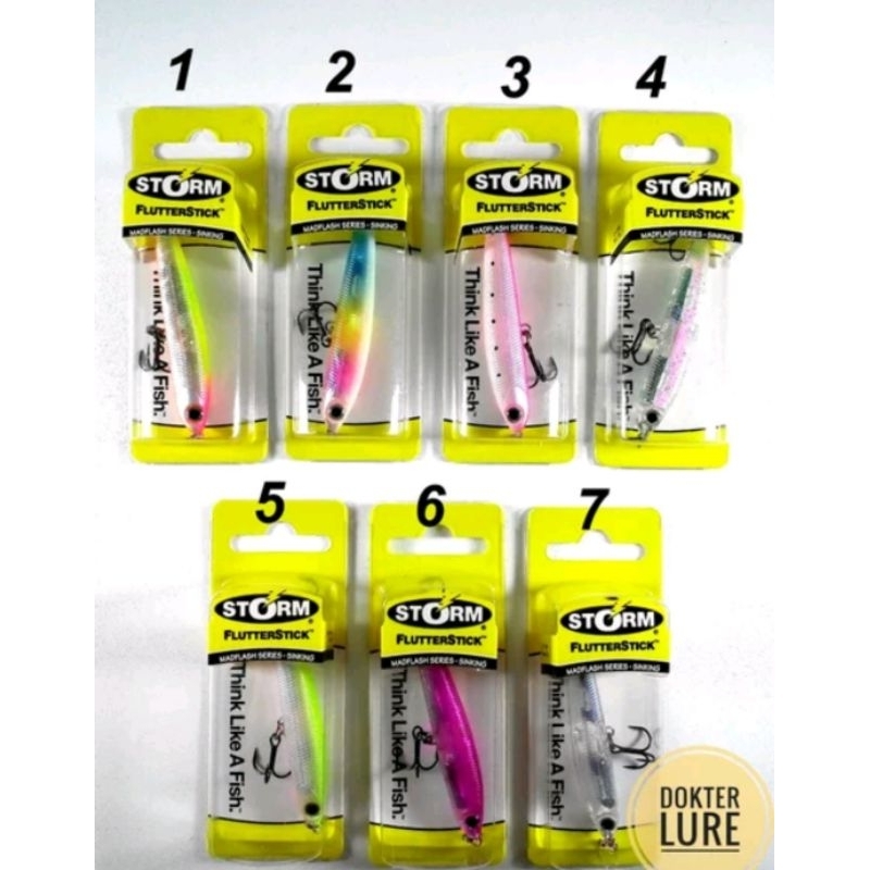 LURE STORM FLUTTERSTICK 7gr 7cm Umpan Sinking