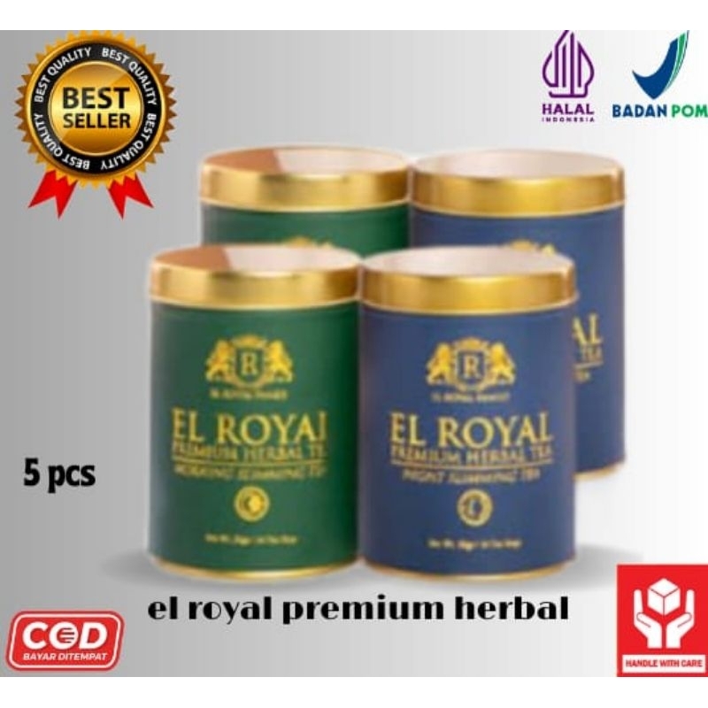 

Paket El Royal Premium Herbal Tea 14 hari lebih cepat mengempeskan perut BPOM(5pcs)