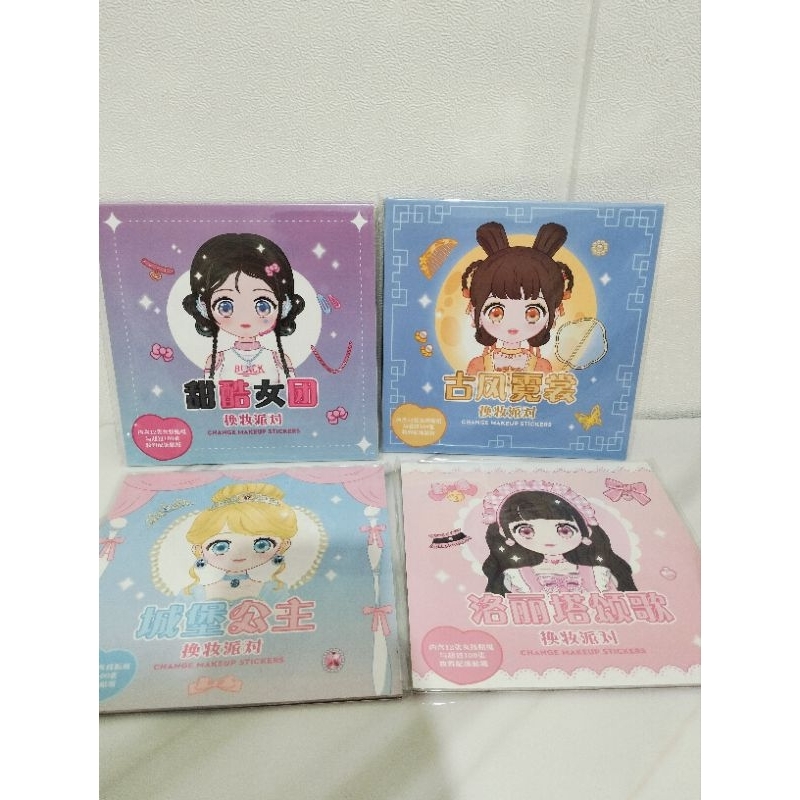 

Mainan Anak Buku Sticker tempel make up 12 karakter