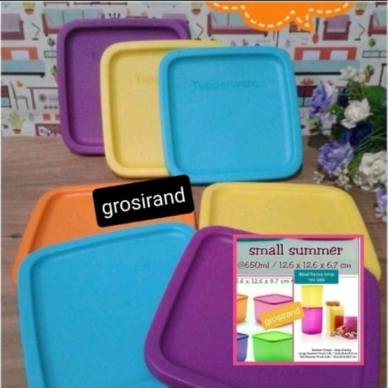 grosirand . seal summer . seal summer tropical . tutup toples tupperware