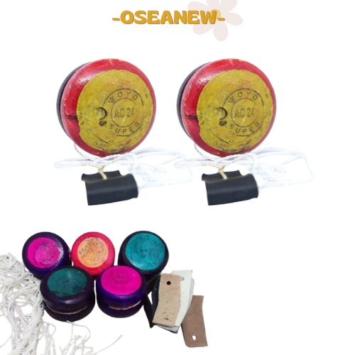 -PROMO- MAINAN ANAK YOYO KAYU BESAR /Yoyo Mainan Tradisional / Yoyo Kayu Polos