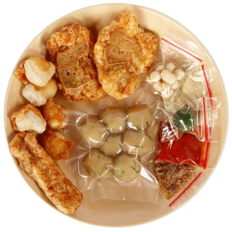 

Baso Aci instan topping lengkap viral
