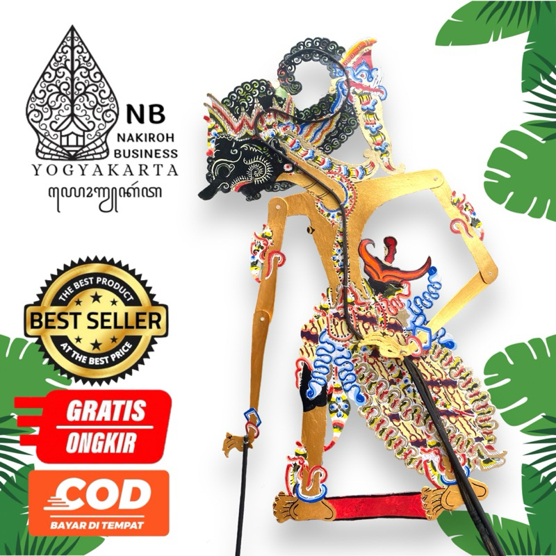 NAKIROHBUSINESS Wayang ONTOREJO/ANTAREJA Rapek Wayang kulit sapi Asli Grade 2 Halus Gagrak Solo Stan