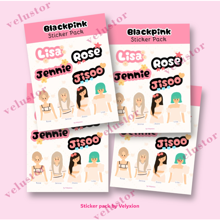 

KPOP Sticker pack RED VELVET fanart by Velyxion / Stiker RED VELVET