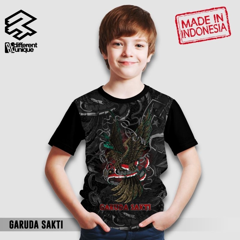 Kaos Distro Anak Printing Premium GARUDA SAKTI