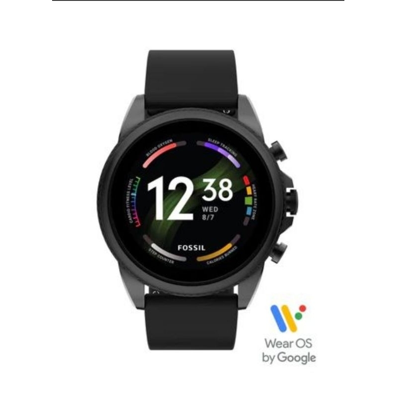 Gen 6 Smartwatch FTW4061 Black Silicone Rubber Strap Original
