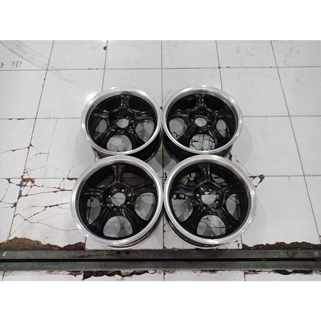 pelek mobil racing kijang ring 16 lubang 4x100/114 celong velg mobil kijang lgx/lsx/kapsul