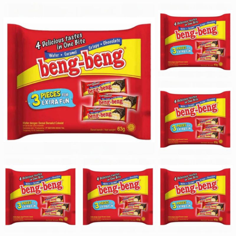 

Beng Beng Wafer Dengan Sereal Bersalut Coklat 3 Pieces For Extra Fun