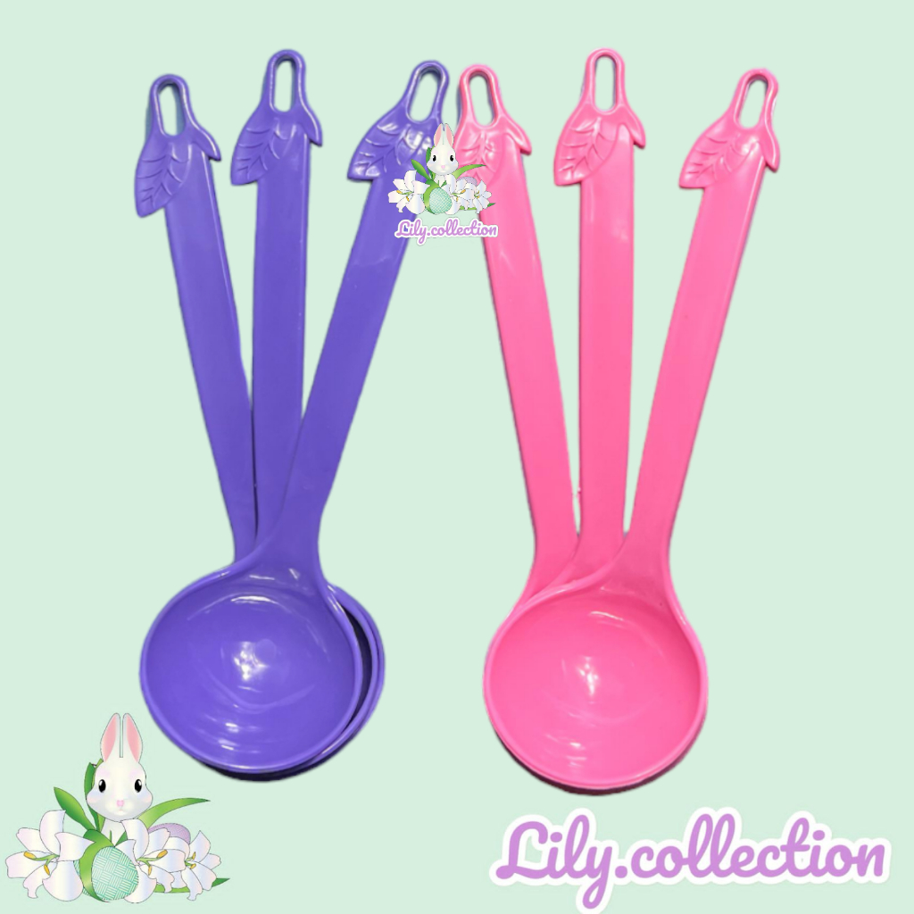 LILYCOLLECTION  Sendok sayur plastik / centong sayur plastik / centong plastik ungu / centong plasti