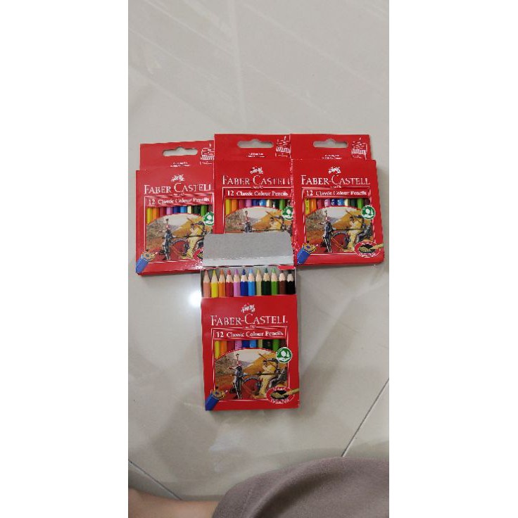 

Borong Irit Pensil Warna Faber Castell 12 Warna Pendek