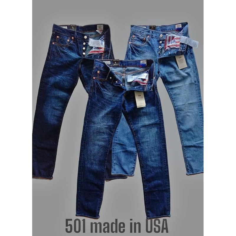 501 USA Celana panjang pria reguler fit | standar
