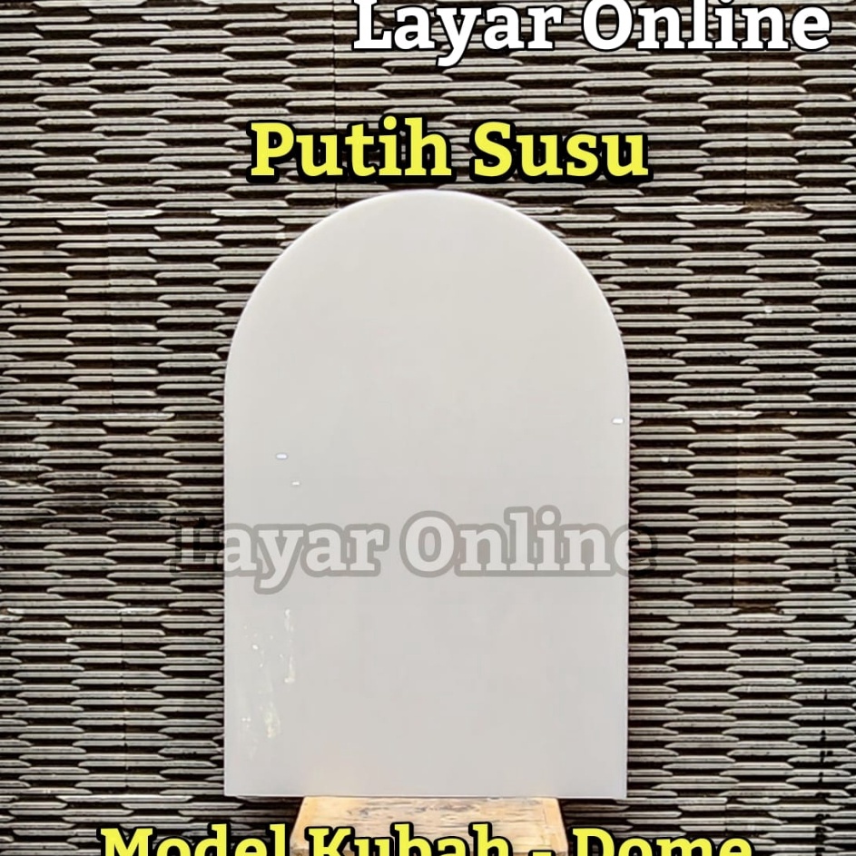 

Baru Aman Acrylic 2mm MODEL KUBAH Akrilik Papan Ucapan Bingkai Frame Bening Putih Susu Putih Solid Hitam