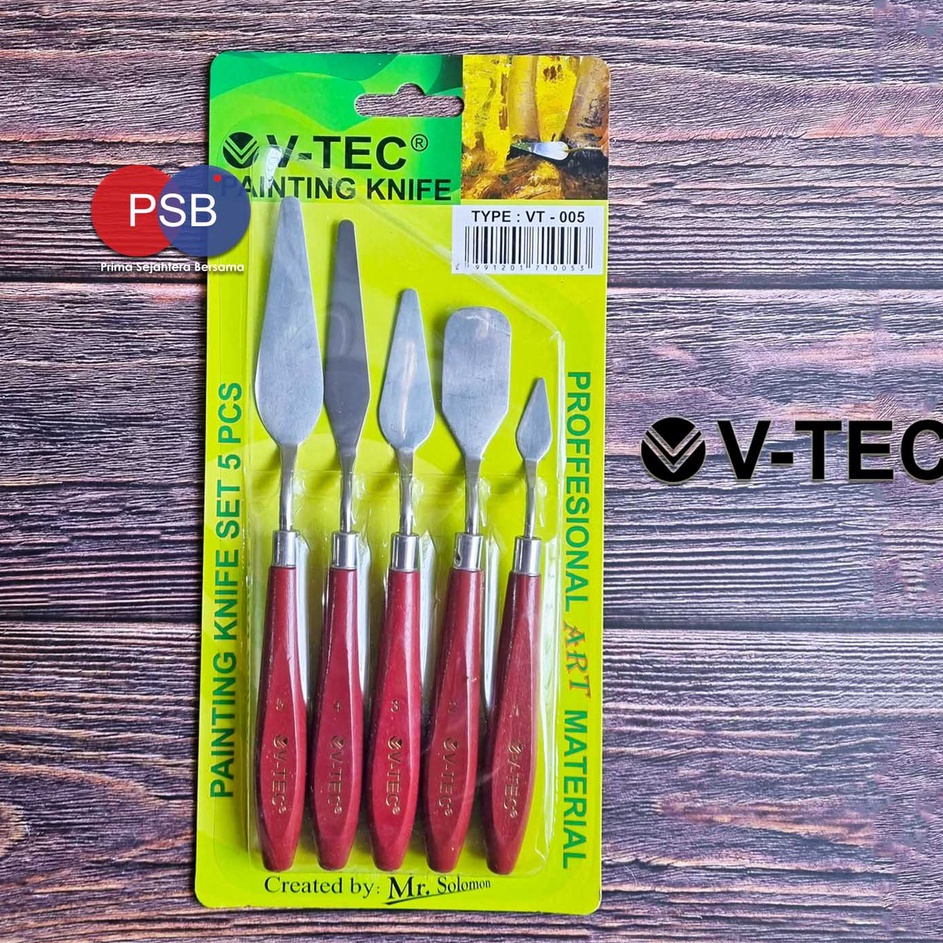

Update Surprise Pisau Palet VTEC Painting Knife VTEC set 5 pcs