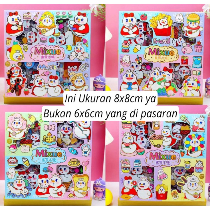 

Super Keren Sticker Mixue Rainbow Isi 1 Pcs Per BoxSticker Mixue Lucu Snow King IndoSticker Mixue Jakarta