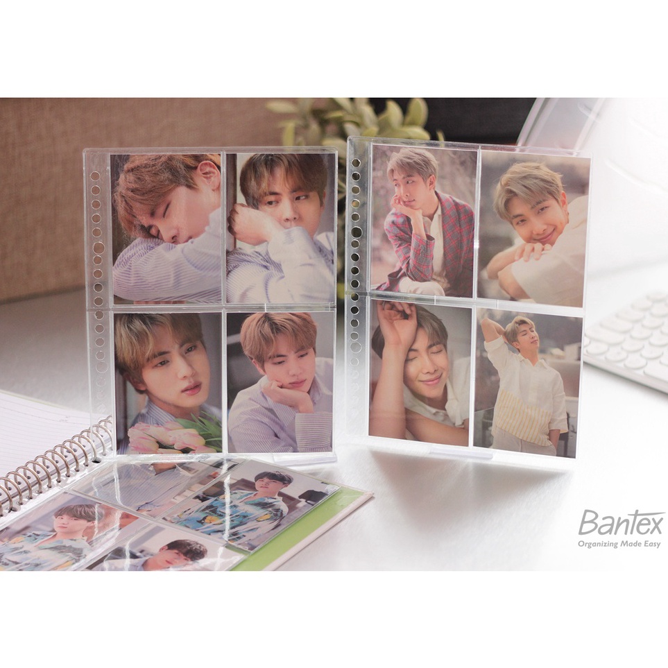 

Serba Hemat Bantex Photocard Collector Pocket Sleeve A5 4P for 2 Ring2 Ring Binder 215 8