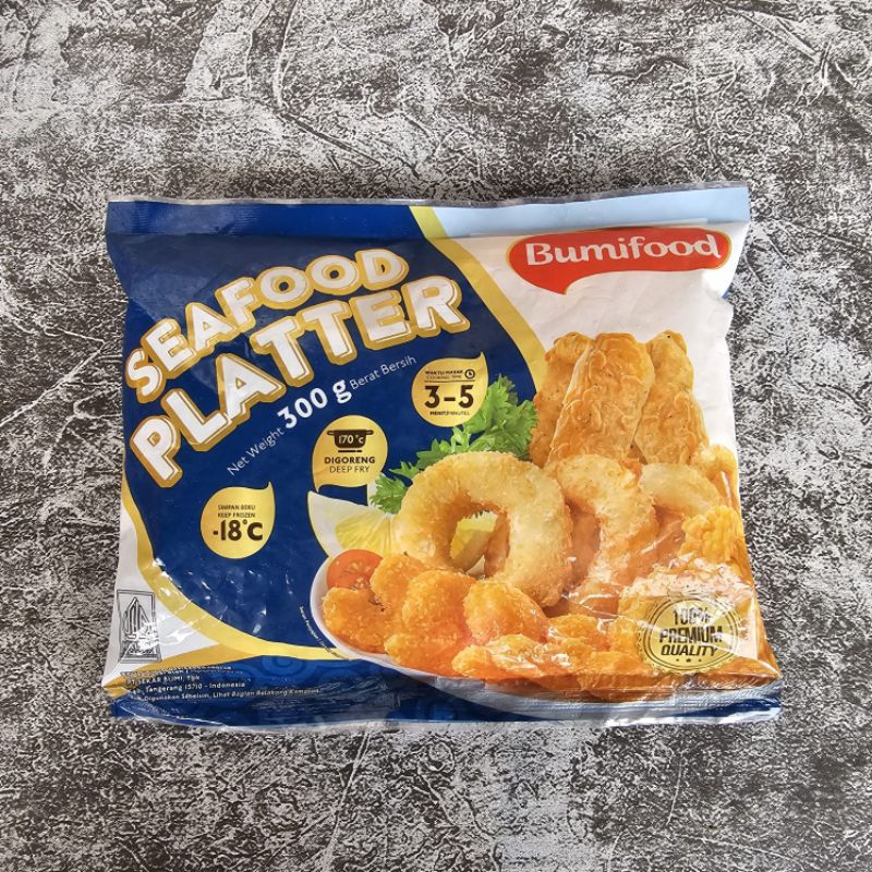 

BUMIFOOD SEAFOOD PLATTER 300gr