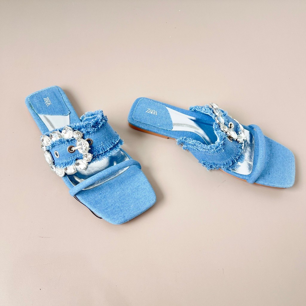 Z91774 SANDAL FLAT WANITA ZARA ORIGINAL